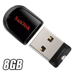 USB SanDisk Cruzer Fit  8GB USB 2.0 - SDCZ33-008G